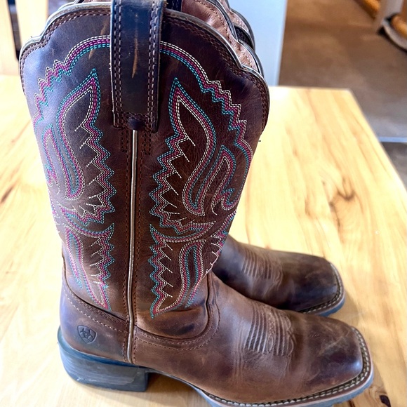 Hybrid Ranchwork Western Boot - Picture 2 of 5